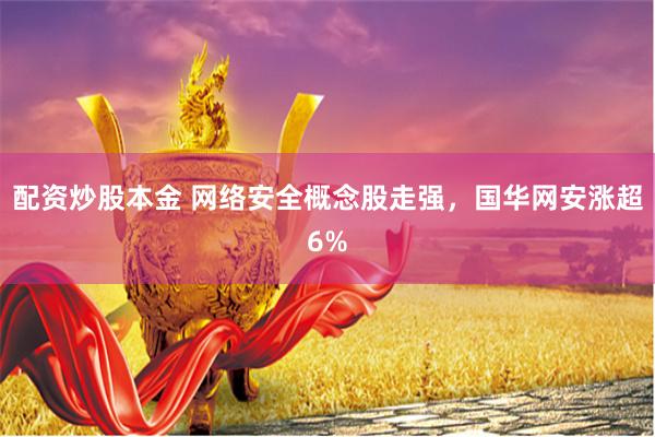 配资炒股本金 网络安全概念股走强，国华网安涨超6%