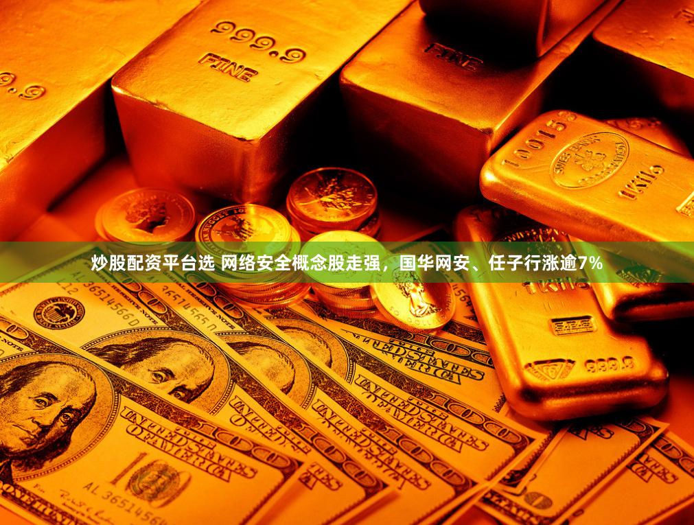 炒股配资平台选 网络安全概念股走强，国华网安、任子行涨逾7%